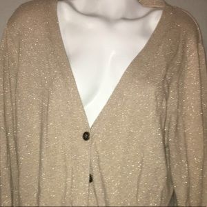 Gap gold cardigan